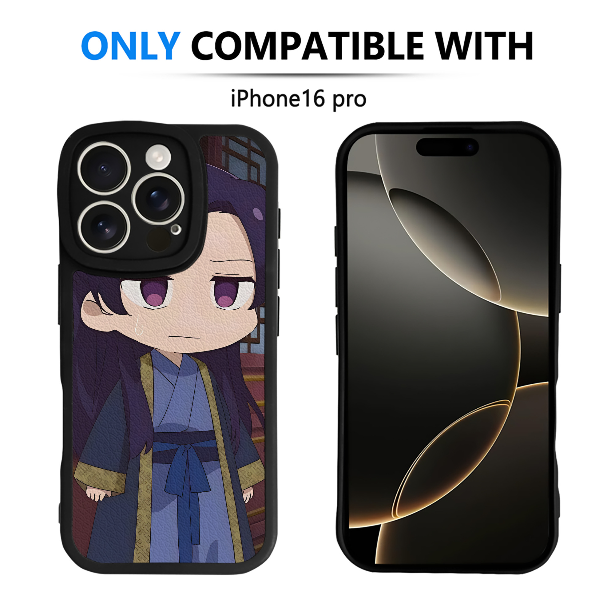 薬屋のひとりごと The Apothecary Diaries 【iPhone 16シリーズ対応】シリコンスマホケース（レザー調） 材質：シリコン
